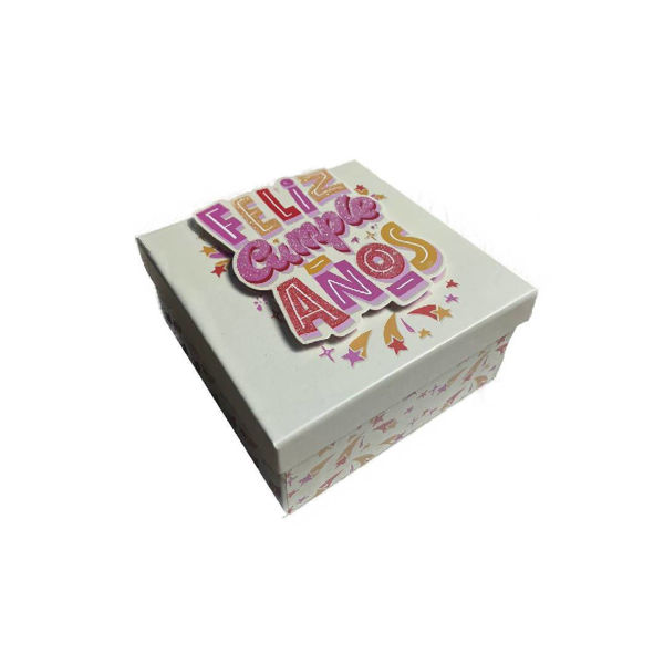 Imagen de Caja Regalo Cuadrada 15 x 15 x  8 cm.