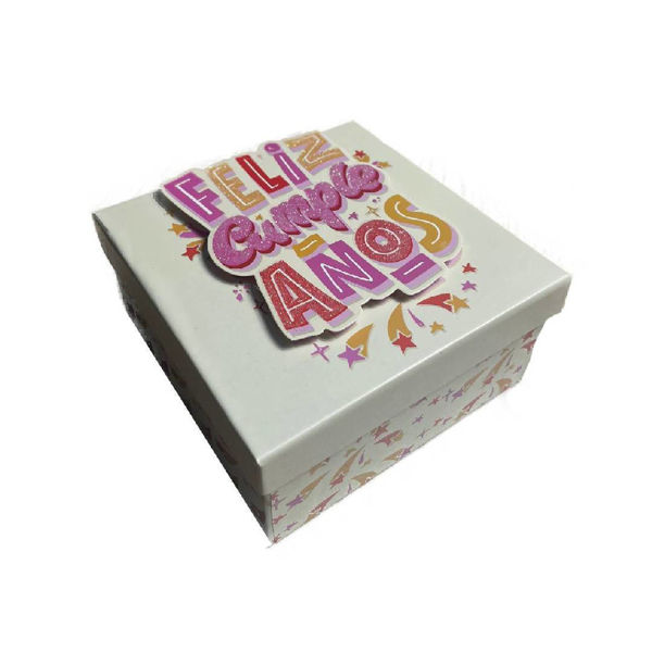 Imagen de Caja Regalo Cuadrada 17 x 17 x  9 cm.