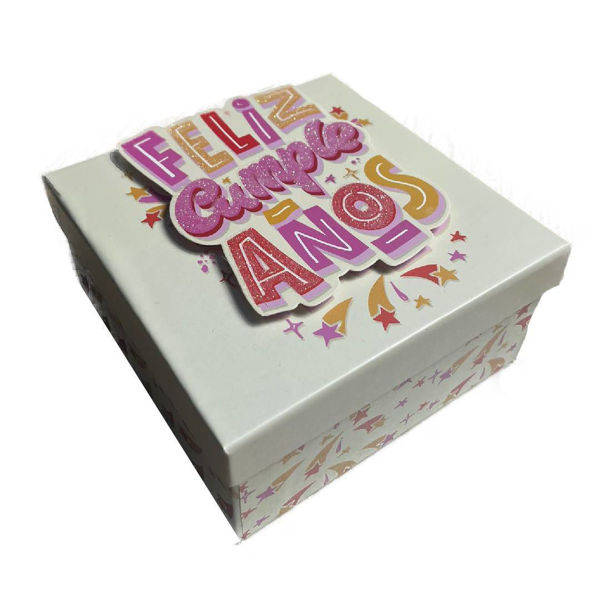 Imagen de Caja Regalo Cuadrada 19 x 19 x  9 cm.