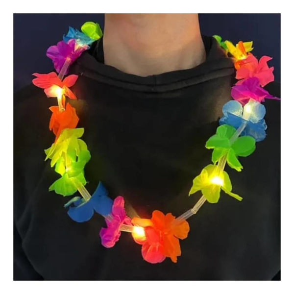 Imagen de Vincha Hawaiana con Luces x 12