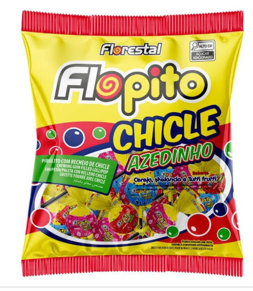 Imagen de Golosina Chupetin Acido Relleno Chicle 500 gr