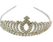 Imagen de Tiara Princesa Metal Plateada con Strass 2 Modelos