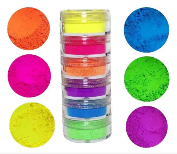 Imagen de Sombra Ojos Fluo Petaca Apilada 6 Colores Yuly