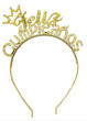 Imagen de Tiara Dorada Feliz Cumpleaños con Strass