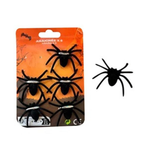 Imagen de Halloween Araña x 6