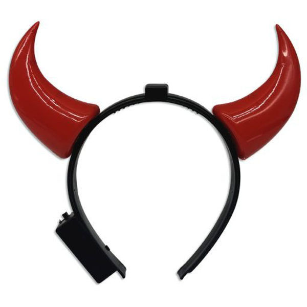 Imagen de Halloween Tiara Cuernos Diablo con Luz