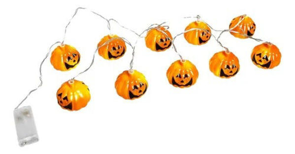 Imagen de Halloween Guía Luces Led Calabazas 2 m