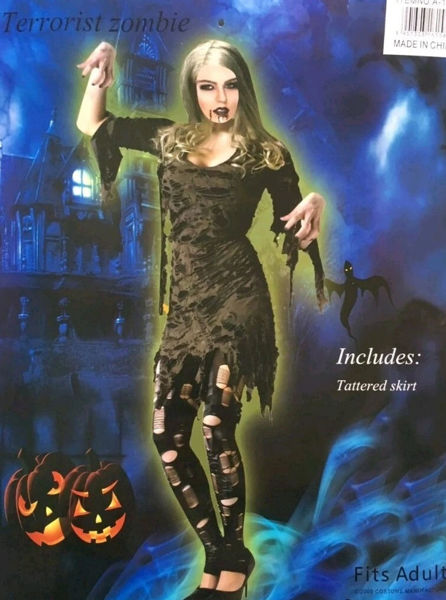 Imagen de Halloween Disfraz Vestido Zombie - talle único