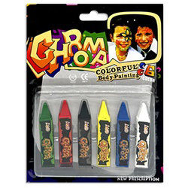 Imagen de Halloween Maquillaje Barra Chroma x 6