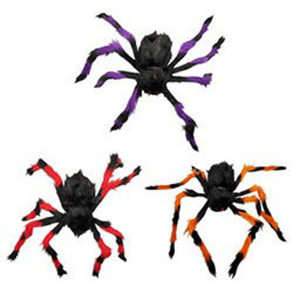 Imagen de Halloween Araña Peluda Bicolor