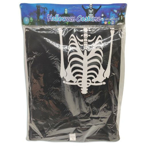 Imagen de Halloween Disfraz Esqueleto Túnica Infantil