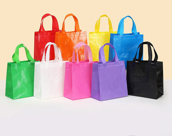 Imagen de Bolsa Regalo Tnt Plastificada 23 x 22 x 11 cm.