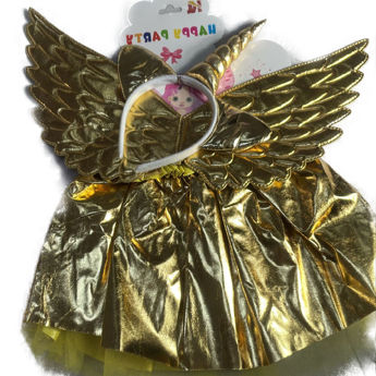 Imagen de Accesorios Unicornio Dorado con Tutu