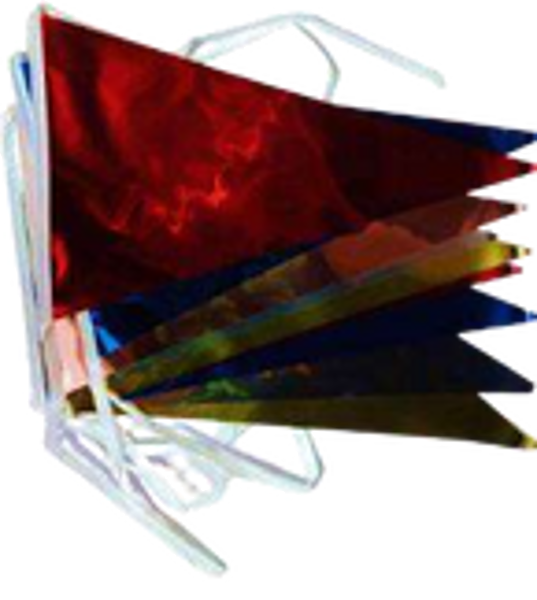 Imagen de Guirnalda Banderines Triangulos Metalizados Multicolor