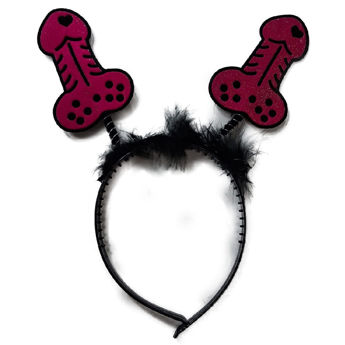 Imagen de Sexy Tiara Resortes Penes con Plumas