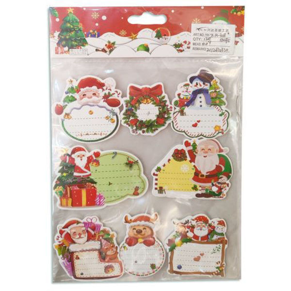 Imagen de Navidad Etiquetas x 8