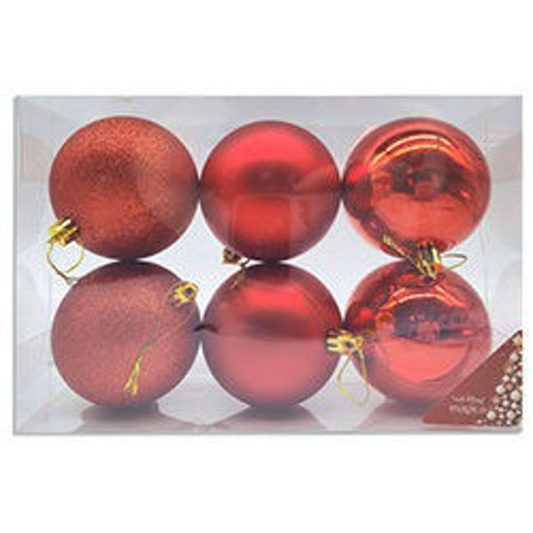 Imagen de Navidad Chirimbolo Combinado Rojo 6 cm x 6