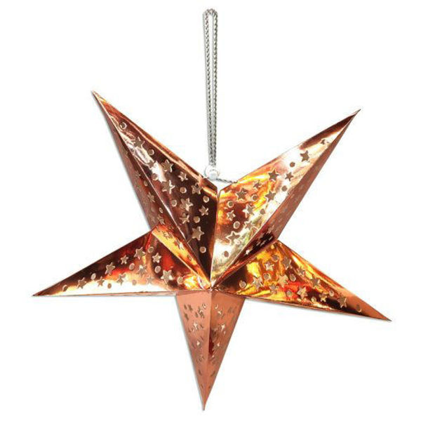 Imagen de Navidad Colgante Estrella Metalizada 45 cm