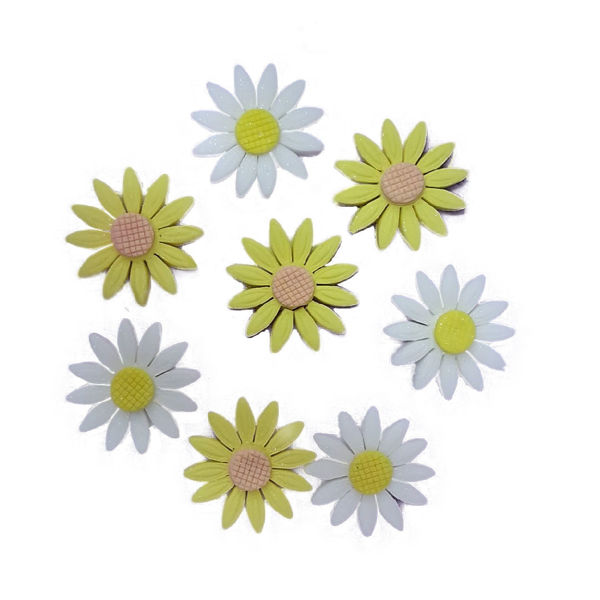 Imagen de Flor de Azucar Margarita Gigante x 4