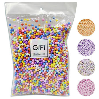Imagen de Esfera Mini Espuma Plast Multicolor Bolsa 50 g.