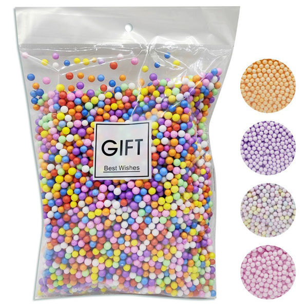 Imagen de Esfera Mini Espuma Plast Multicolor Bolsa 50 g.