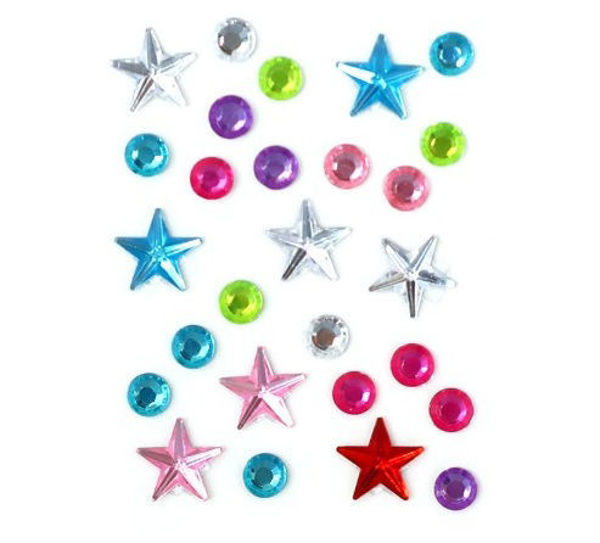 Imagen de Piedras Autoadhesivas Face Cristal Mini MXT-00820