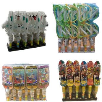 Imagen de Golosina Pastillas Frutales con Juguete x 30