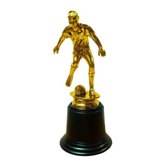 Imagen de Trofeo Futbol Dorado 17 cm.