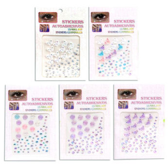 Imagen de Piedras Autoadhesivas 3D Mariposas