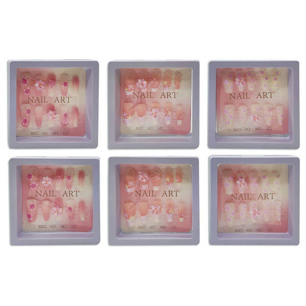 Imagen de Uñas Postizas con Aplique 3D