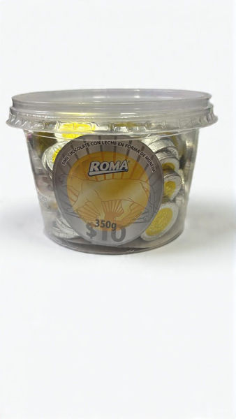 Imagen de Golosina Moneda Chocolate en Pote x 98