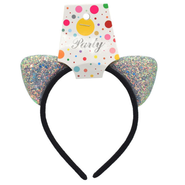 Imagen de Tiara Orejas Gato Brillantina