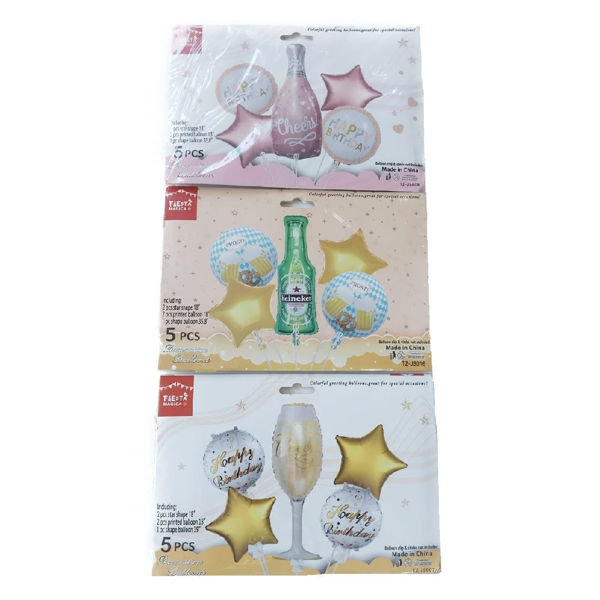 Imagen de Set 5 Globos Bebida