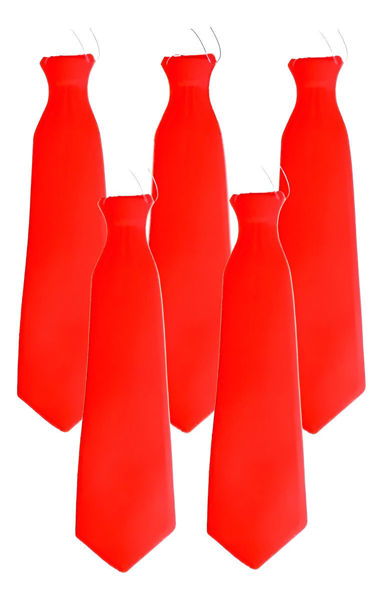 Imagen de Corbata Plástica Fluo Color x 12