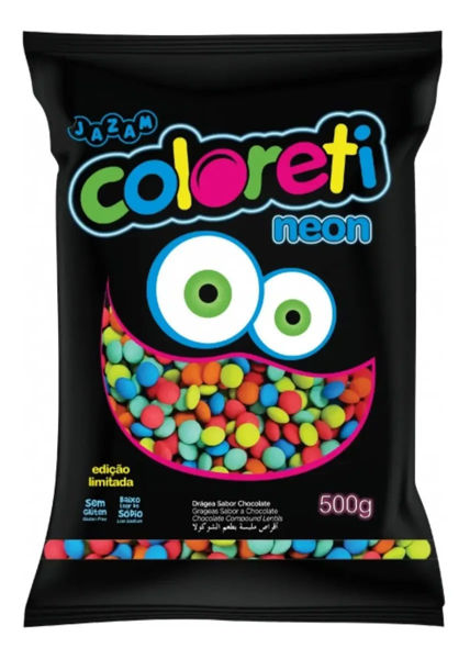 Imagen de Golosina Confite Coloreti Neon 500 grs.
