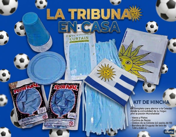 Imagen de Combo Uruguay Tribuna en Casa