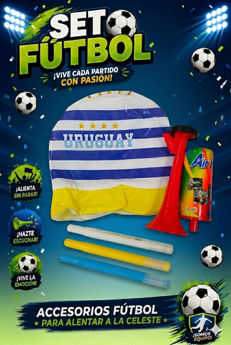 Imagen de Combo Uruguay Cotillón Hincha Pro
