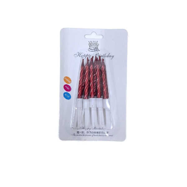 Imagen de Vela Torneada Metalizada 5 cm. x 10
