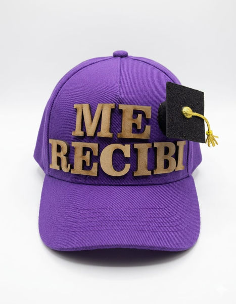 Imagen de Gorro Visera Tela Me Recibí