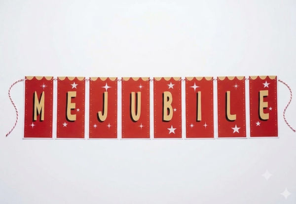 Imagen de Guirnalda Carteles Me Jubilé