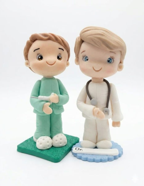 Imagen de Adorno Personaje Porcelana Fría para Torta 12 cm. Serie 3