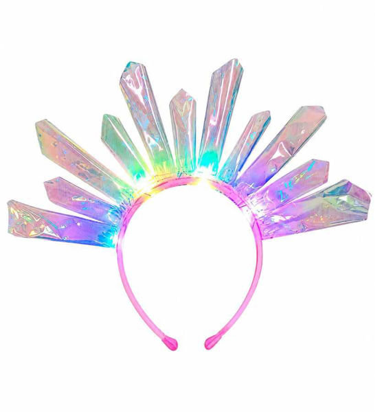 Imagen de Tiara Pinchos y Flecos Luminosa