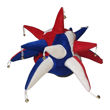 Imagen de Gorro Tela Combinado Picos con Cascabeles
