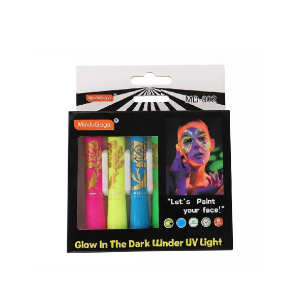 Imagen de Maquillaje Barra Fluo con Stencil x 6