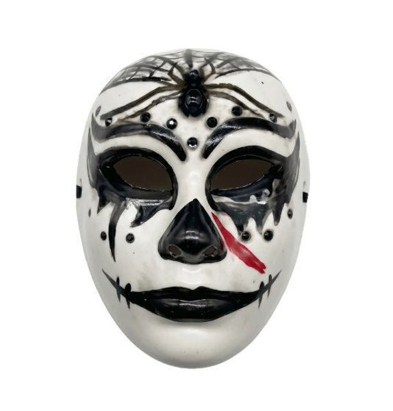 Imagen de Halloween Careta Catrina con Araña