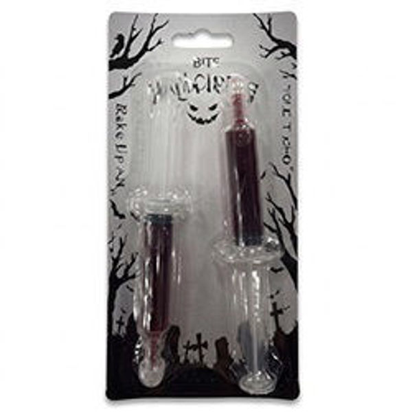 Imagen de Halloween Sangre Falsa en 2 jeringas