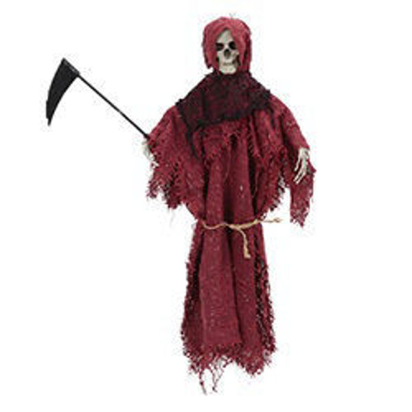 Imagen de Halloween Colgante Calavera con Guadaña Color 90 x 60 cm